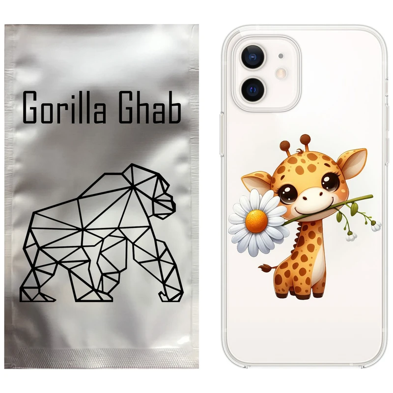کاور گوریلا قاب مدل CLG کد 38 طرح زرافه مناسب برای گوشی موبایل اپل iPhone 12