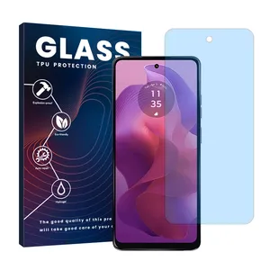 Glass HyBLU model anti-blue screen protector suitable for Motorola Moto G24 mobile phone