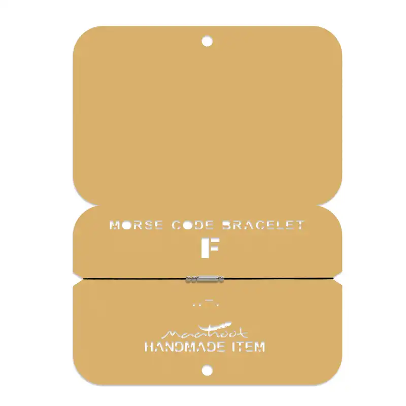 دستبند ماهوت مدل مورس کد حرف F