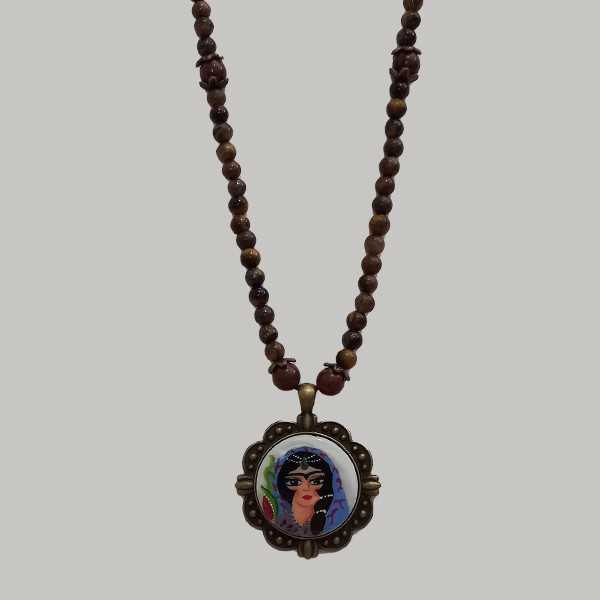 گردنبند دست ساز زنانه مدل خاتون کد 03