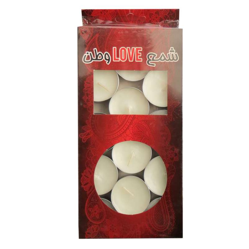 شمع وارمر وطن مدل love بسته 12 عددی