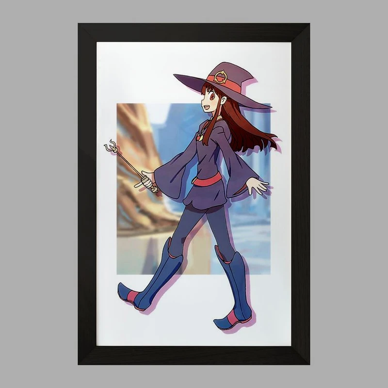 تابلو خندالو مدل اکو انیمه جادوگران کوچک Little Witch Academia  کد 22924