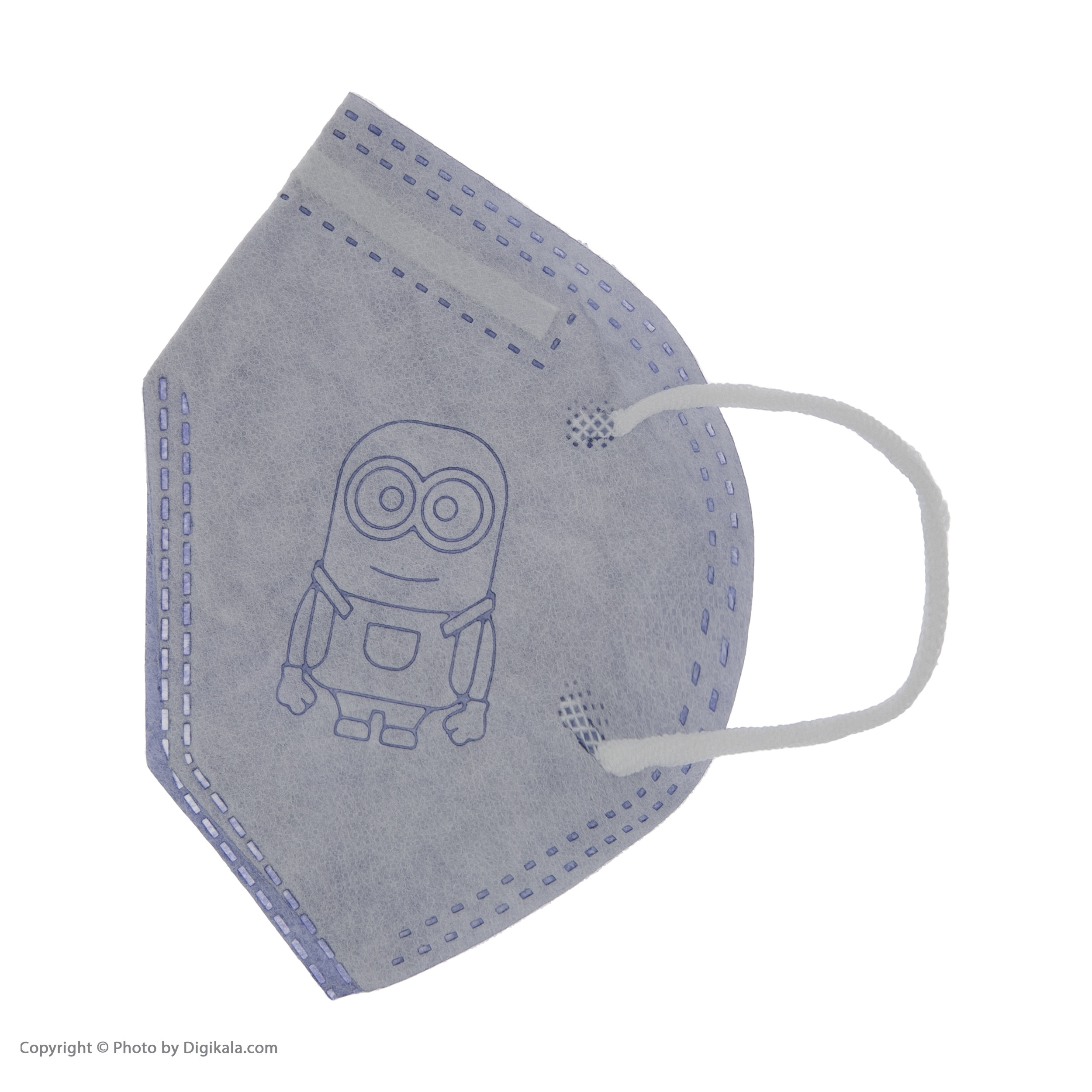 ماسک تنفسی کودک هیراد مدل آبی کد N95 مجموعه 50 عددی