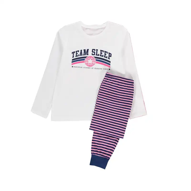 ست تی شرت و شلوار پسرانه جورج مدل team-sleep