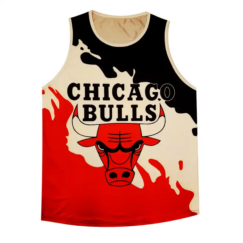 تاپ ورزشی مردانه مدل Chicago Bulls کد T10 مجموعه 2 عددی