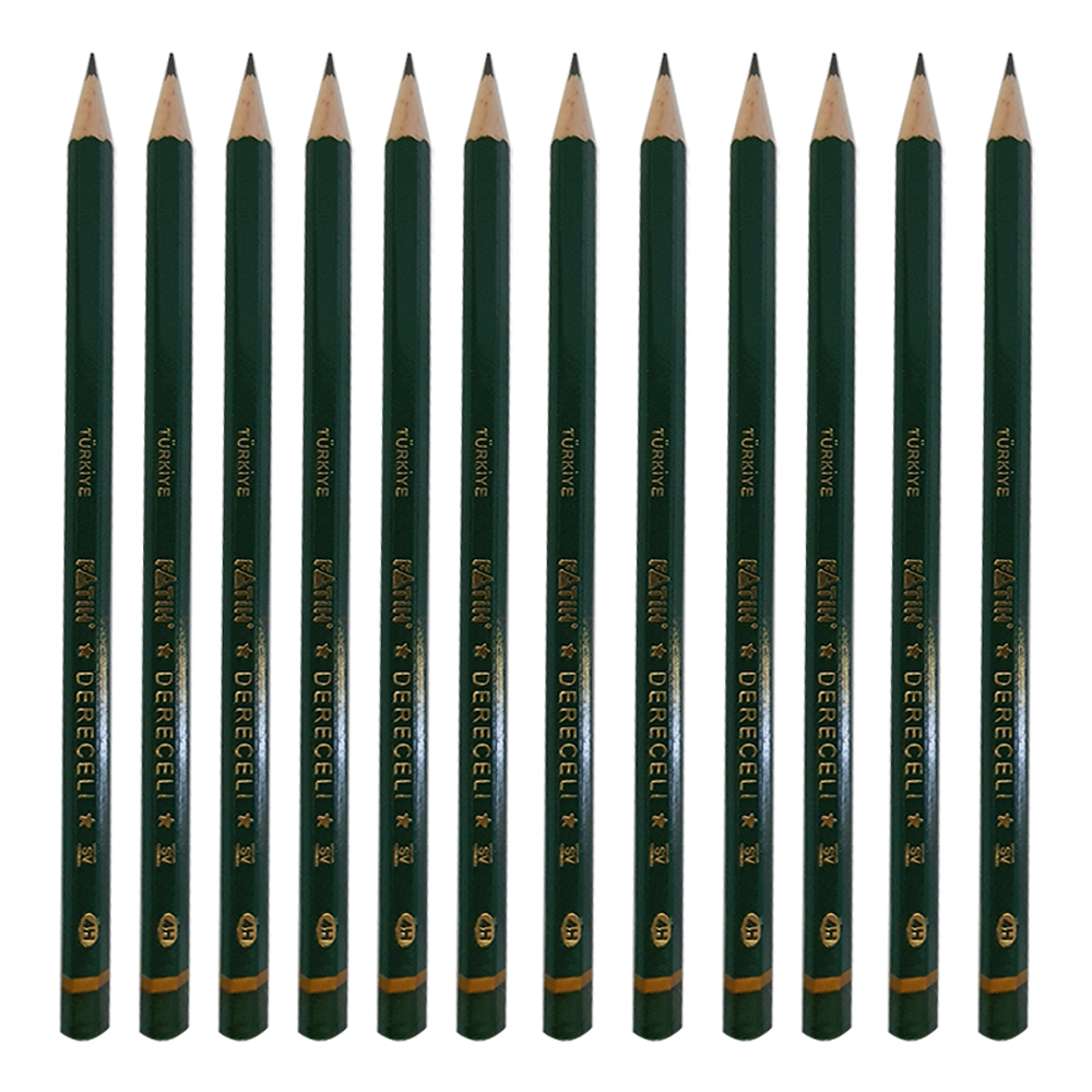 مداد طراحی فاتح مدل 4H بسته 12 عددی