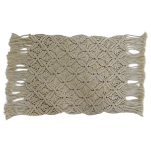 رومیزی بافتنی مدل مکرومه کد 01