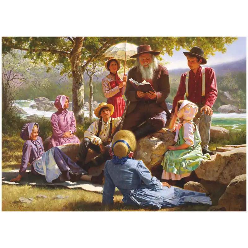 پازل 1000تکه فاکس مدل مدرسه آفتاب