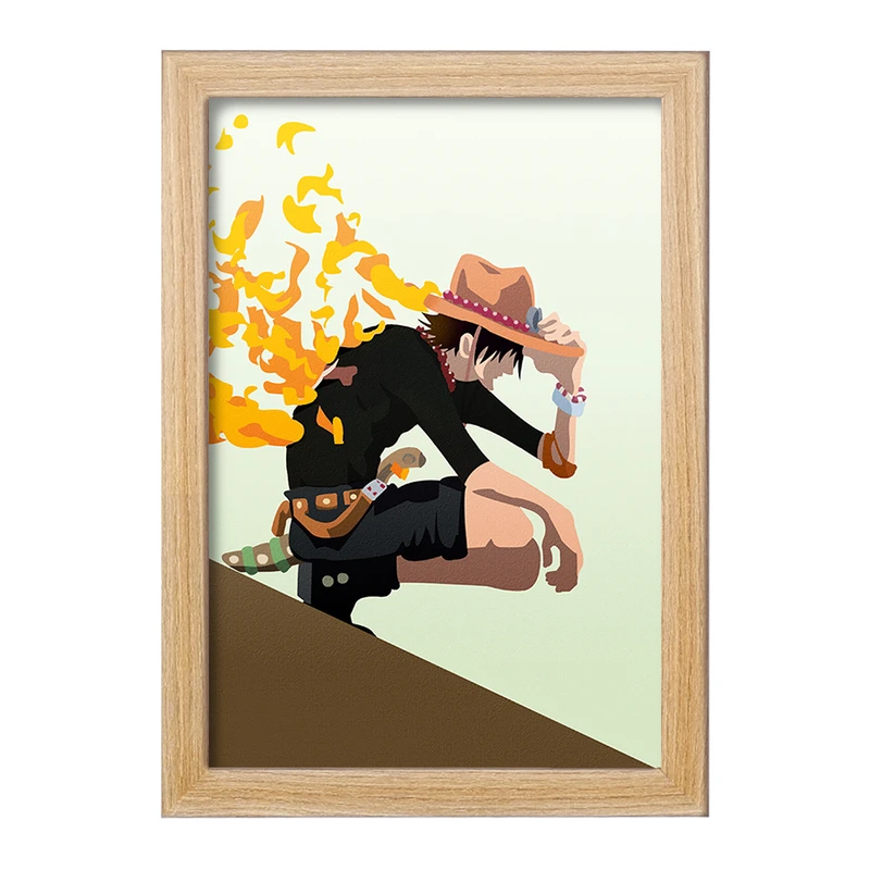 تابلو خندالو مدل لوفی انیمه وان پیس One Piece  کد 17284