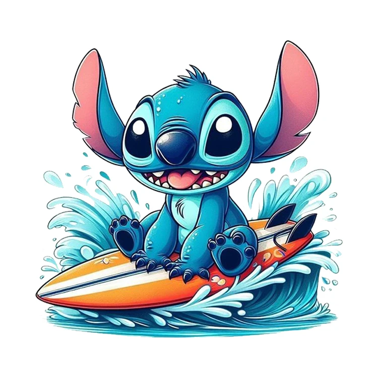 استیکر پارچه و لباس پاد آفرین مدل کارتون استیچ کد DKST55