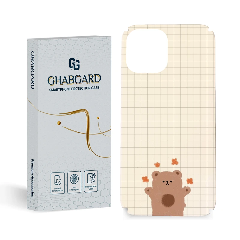 کاور قاب گارد مدل خرس مناسب برای گوشی موبایل اپل iphone 12 promax