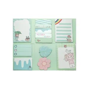 کاغذ یادداشت چسب دار مدل مدرسه 1 مجموعه 12 عددی