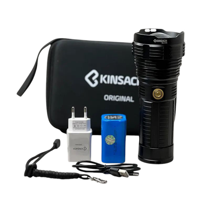 چراغ قوه دستی کینساچ مدل G-70 رنگ نور مهتابی