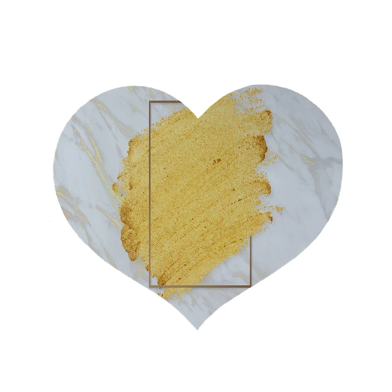 پادری مدل قلب طرح سنگ کد 8380 سایز 90 × 90 سانتی متر