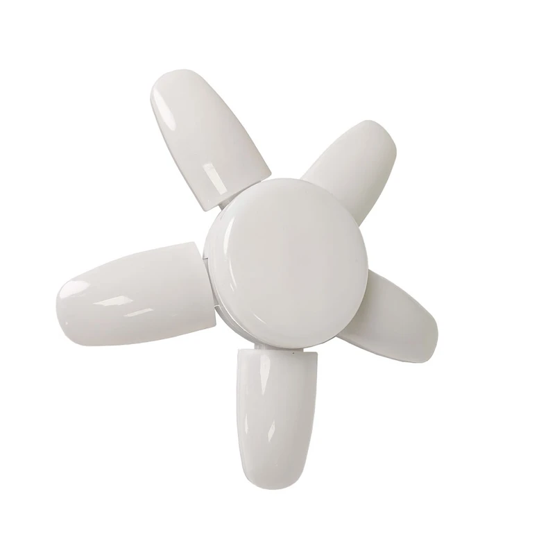 لامپ ال‌ای‌دی 55 وات مدل تاشو 5 پر پروانه ای طرح بیضی پایه E27