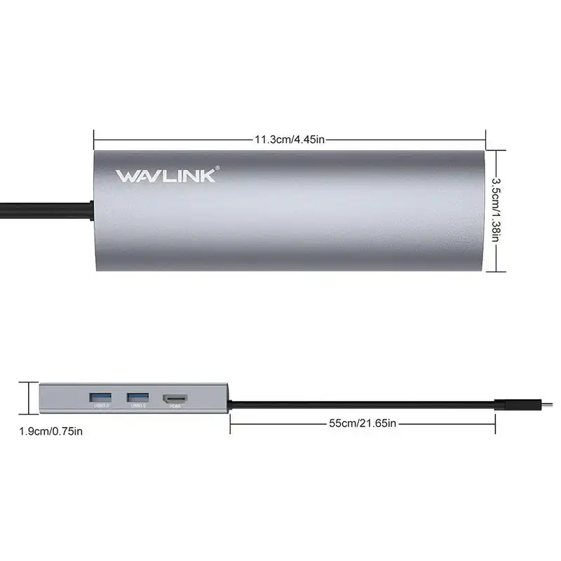 هاب چهار پورت USB-C ویولینک مدل UHP3408