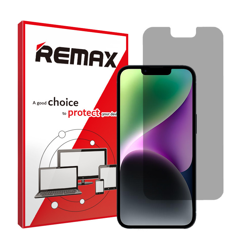 محافظ صفحه نمایش حریم شخصی ریمکس مدل HyPRV مناسب برای گوشی موبایل اپل iPhone 14