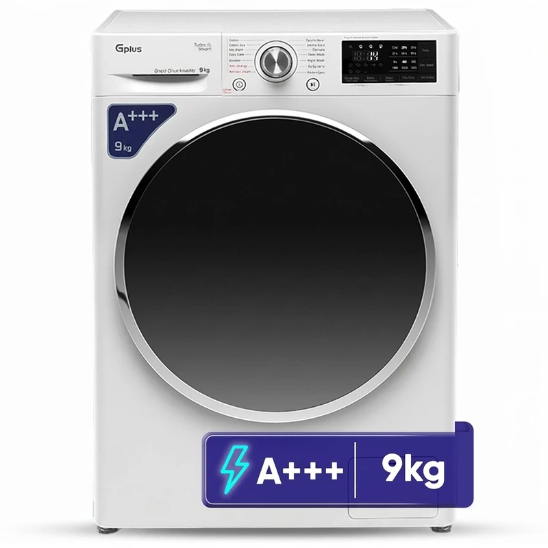 ماشین لباسشویی 9 کیلوگرم اتوماتیک جی پلاس مدل GWM-R99W.KTL