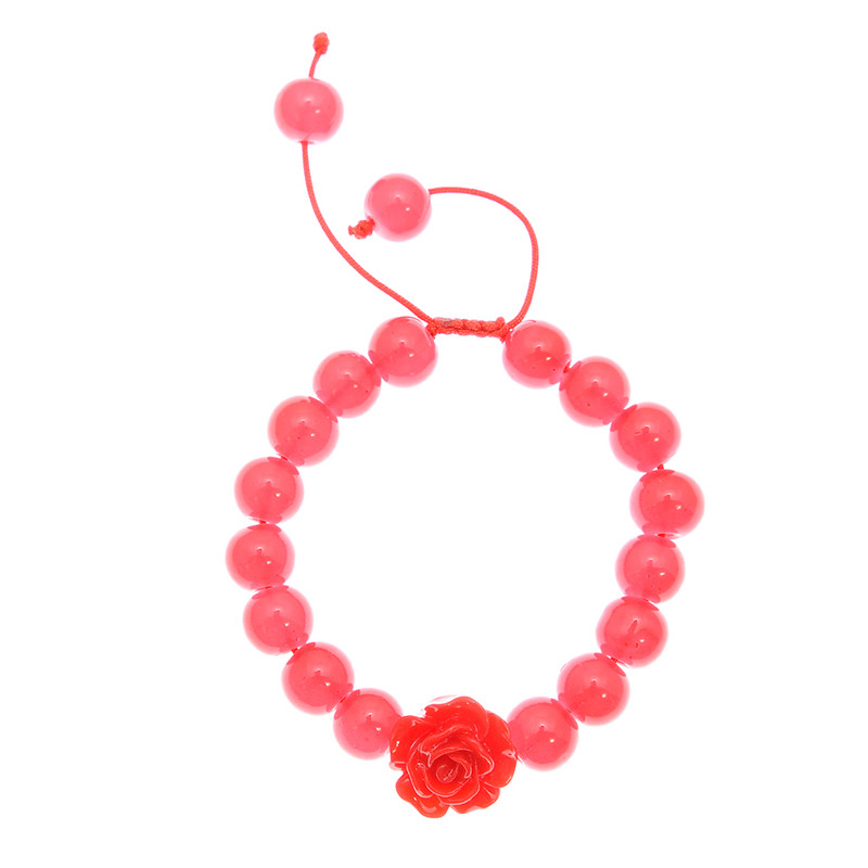 دستبند دخترانه دلنار گالری مدل گل رز