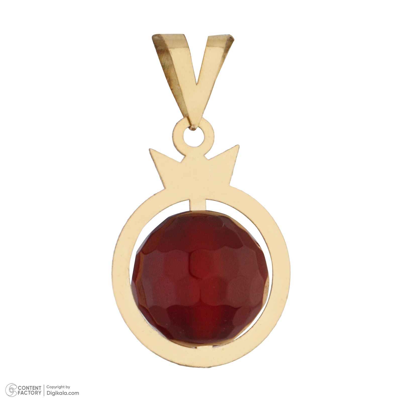 آویز گردنبند طلا 18 عیار زنانه مایا ماهک مدل MM1844 طرح انار -  - 3