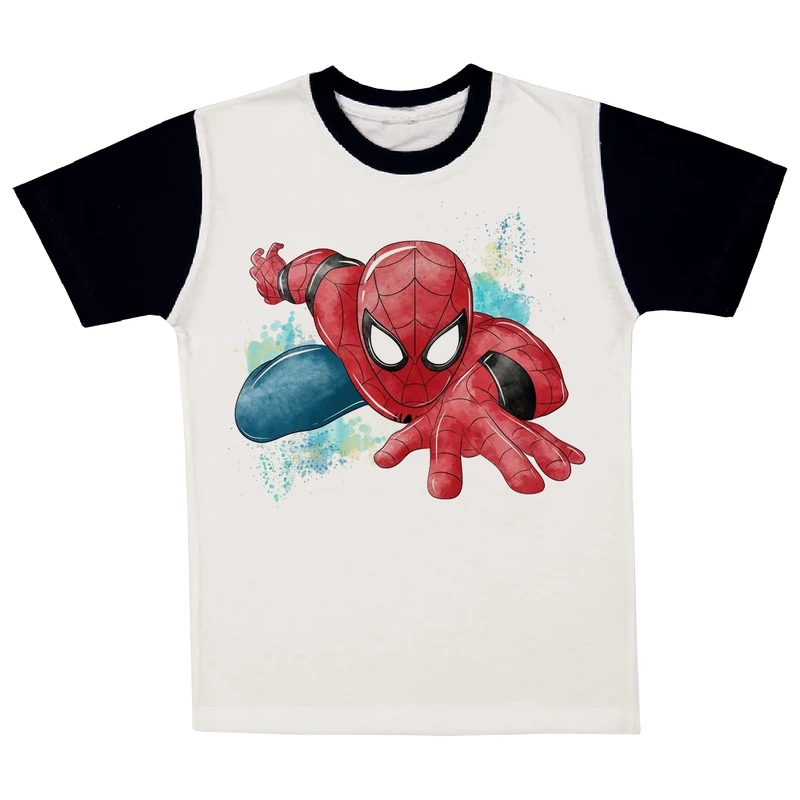 تی شرت آستین کوتاه پسرانه مدل مردعنکبوتی کد A252