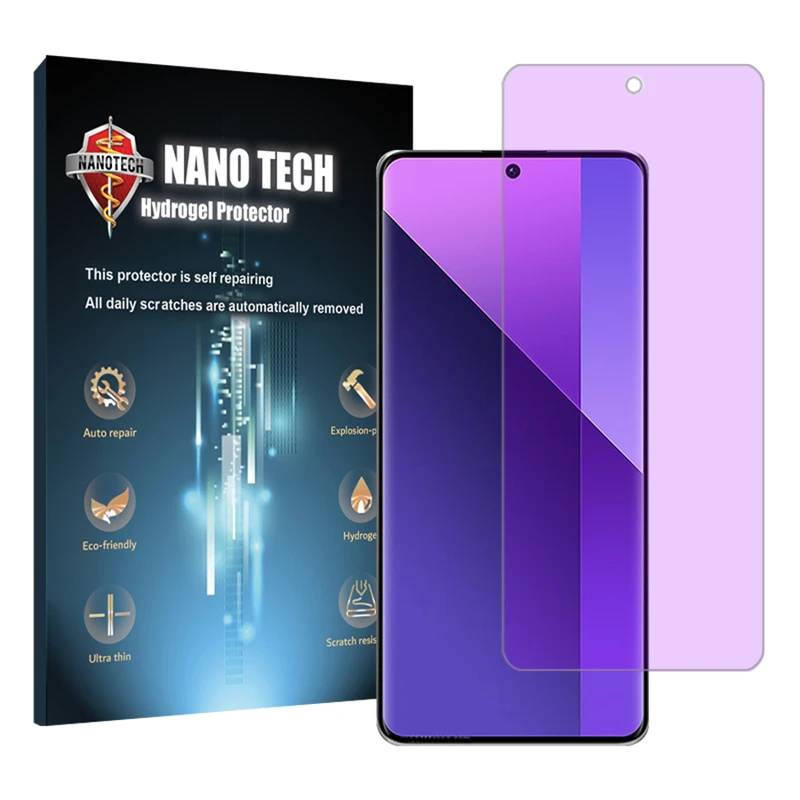 محافظ صفحه نمایش آنتی پرپل نانو تک مدل Tough مناسب برای گوشی موبایل شیائومی Redmi Note 13 Pro Plus