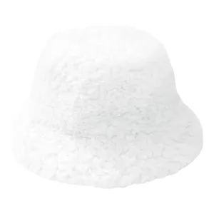 کلاه باکت زنانه مدل تدی ساده zh306