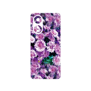 MAHOOT Purple_Flower Cover Sticker for Oppo A58 4G
