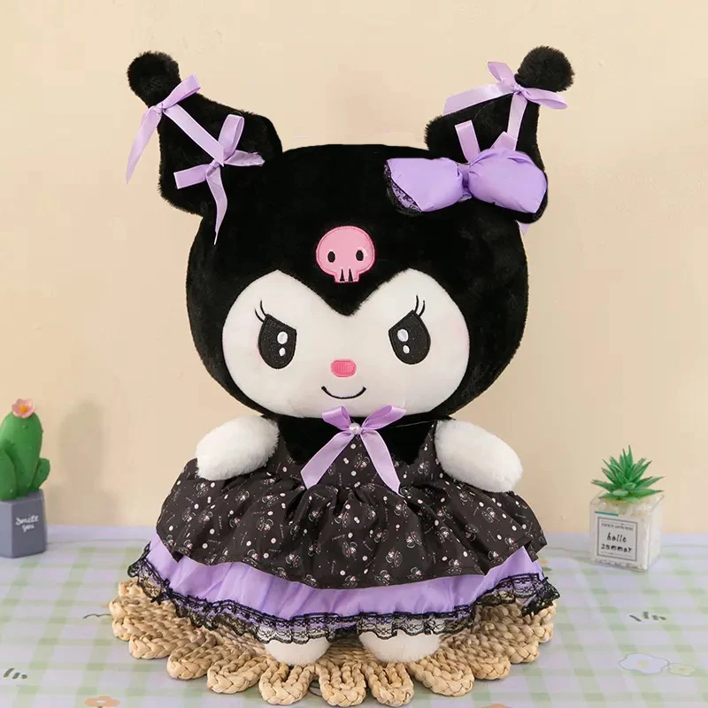 عروسک طرح کرومی مدل دامن دانتل کد JI110 ارتفاع 78 سانتی‌متر