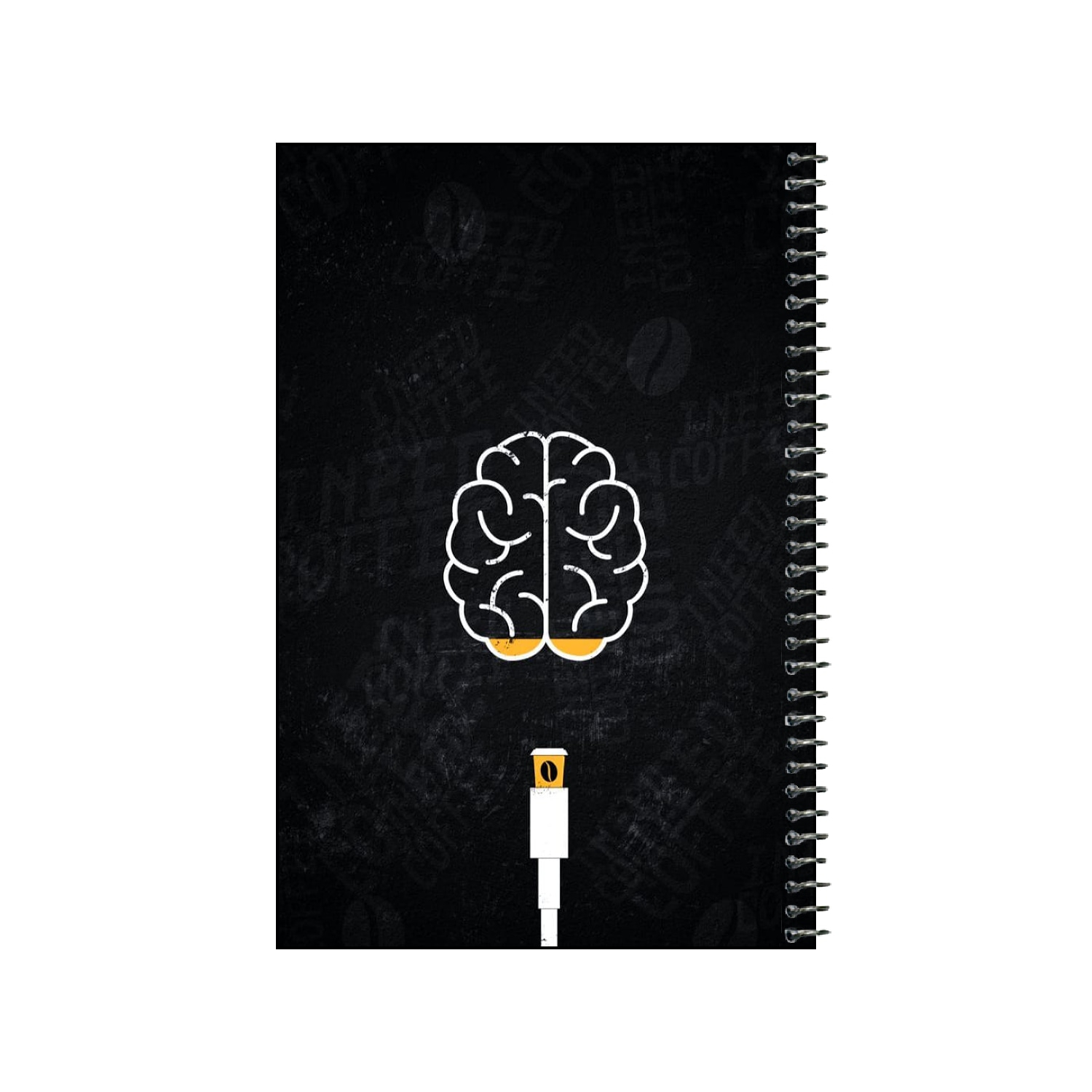 دفتر نقاشی 80 برگ سیمی مدل شارژ مغز کد v1