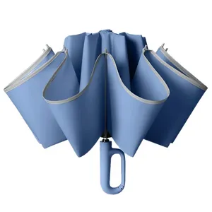 چتر گلد ایر مدل وارونه دسته کارابینی کد CR-105cm