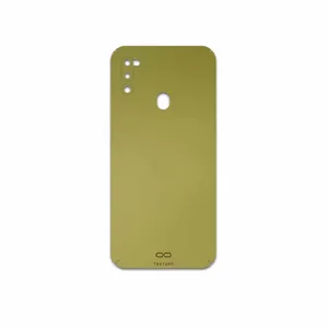 MAHOOT Matte-Gold Cover Sticker for Samsung Galaxy M21  2021 Edition