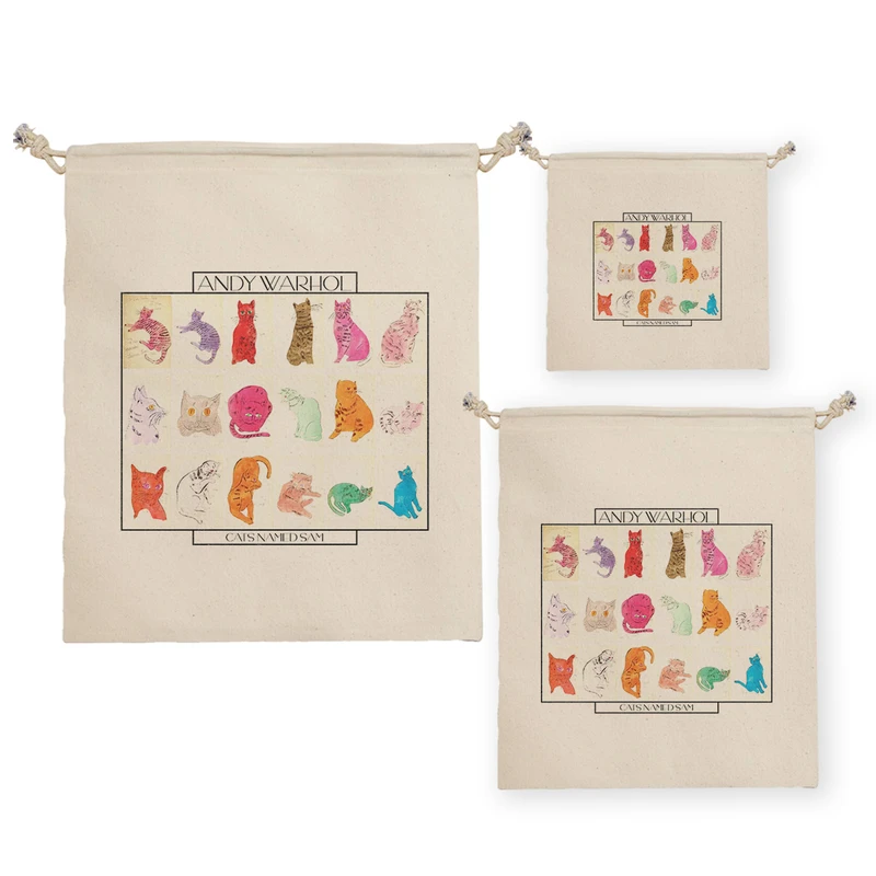 نظم دهنده ترمه طراحان ایده مدل گربه هایی به نام سم از وارهول کد art0816 مجموعه سه عددی