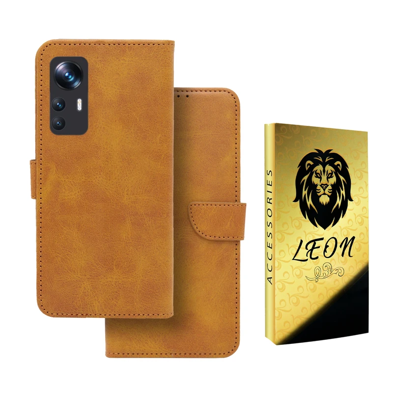 کیف کلاسوری لئون مدل Bors Oro مناسب برای گوشی موبایل شیائومی Mi 12t Pro 