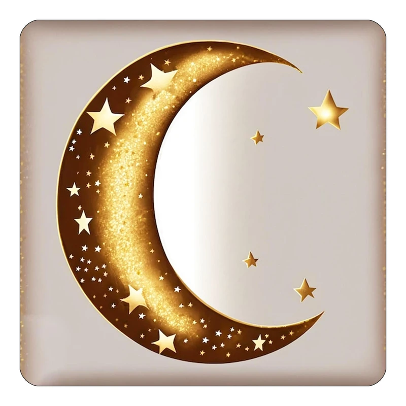 مگنت کاکتی طرح ماه و ستاره مدل mp52354