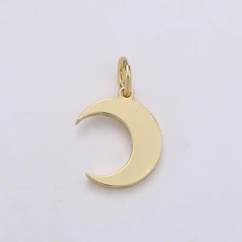 آویز گردنبند طلا 18 عیار زنانه قیراط طرح ماه کد GH2581