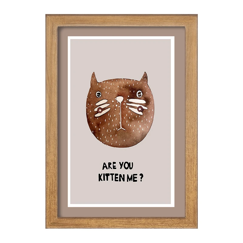 تابلو خندالو مدل گربه کد F11490