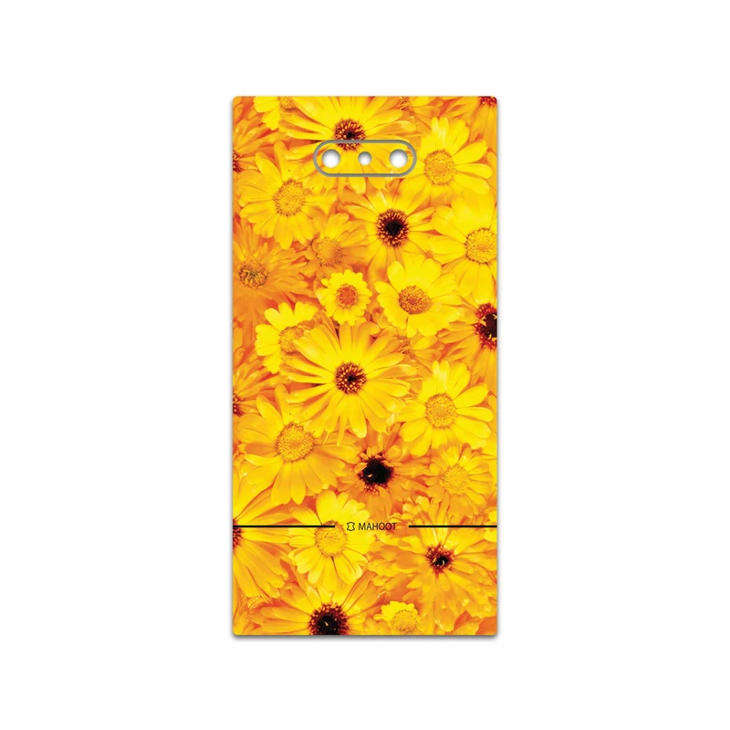 برچسب پوششی ماهوت مدل Yellow-Flower مناسب برای گوشی موبایل ریزر Phone 2