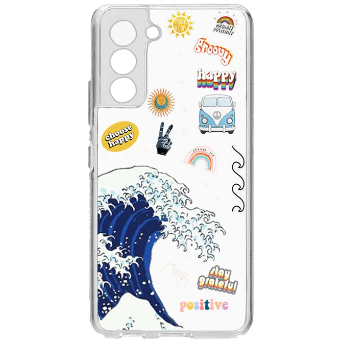 کاور طرح Wave مناسب برای گوشی موبایل سامسونگ Galaxy S22