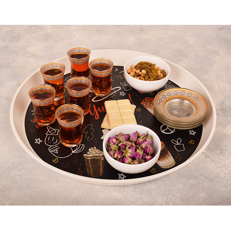 سینی مهروز مدل S-6004-47 طرح yummy