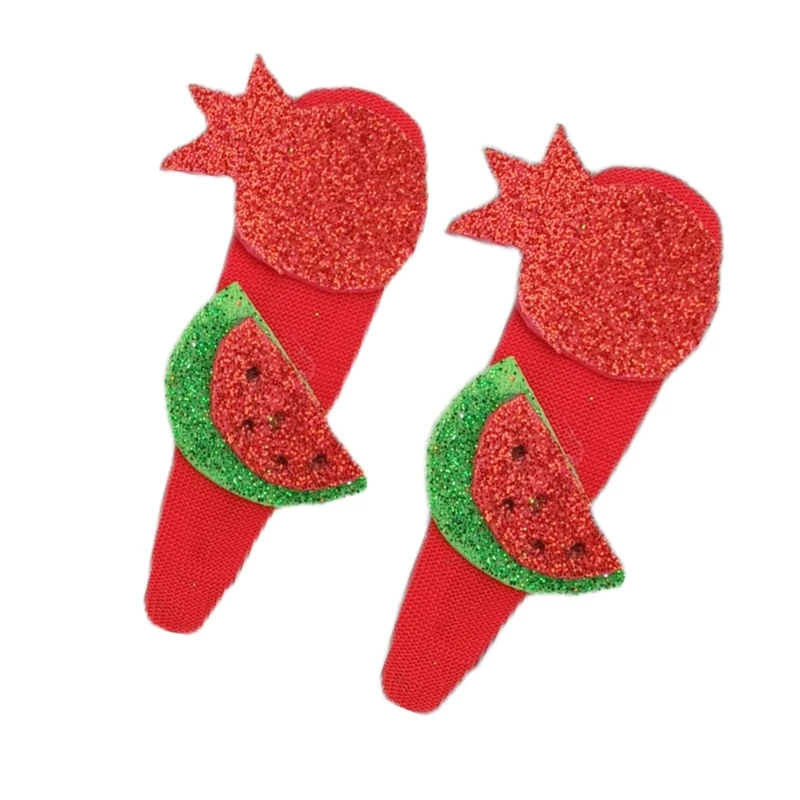 گیره مو دخترانه مدل یلدایی بسته 2 عددی