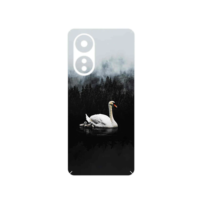 برچسب پوششی ماهوت مدل Swan_Lake مناسب برای گوشی موبایل اپو A58 4G