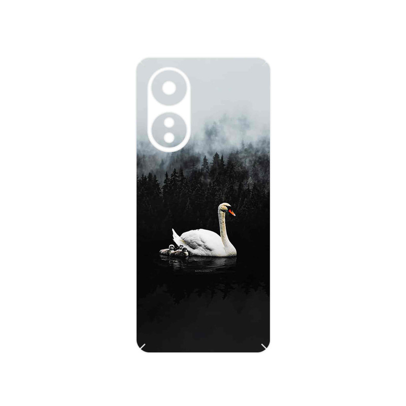 برچسب پوششی ماهوت مدل Swan_Lake مناسب برای گوشی موبایل اپو A58 4G