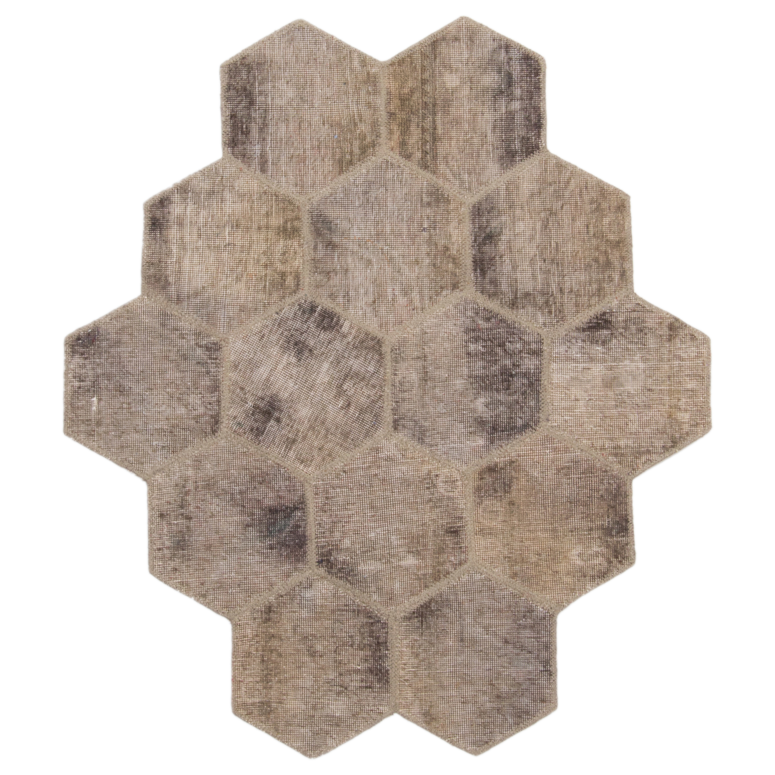 کلاژ فرش دستباف  مدل کندو  کد11792