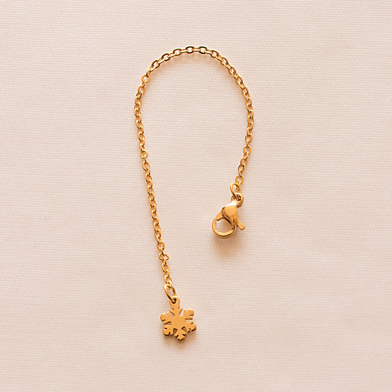 آویز ساعت زنانه مدل برف کد tdz118