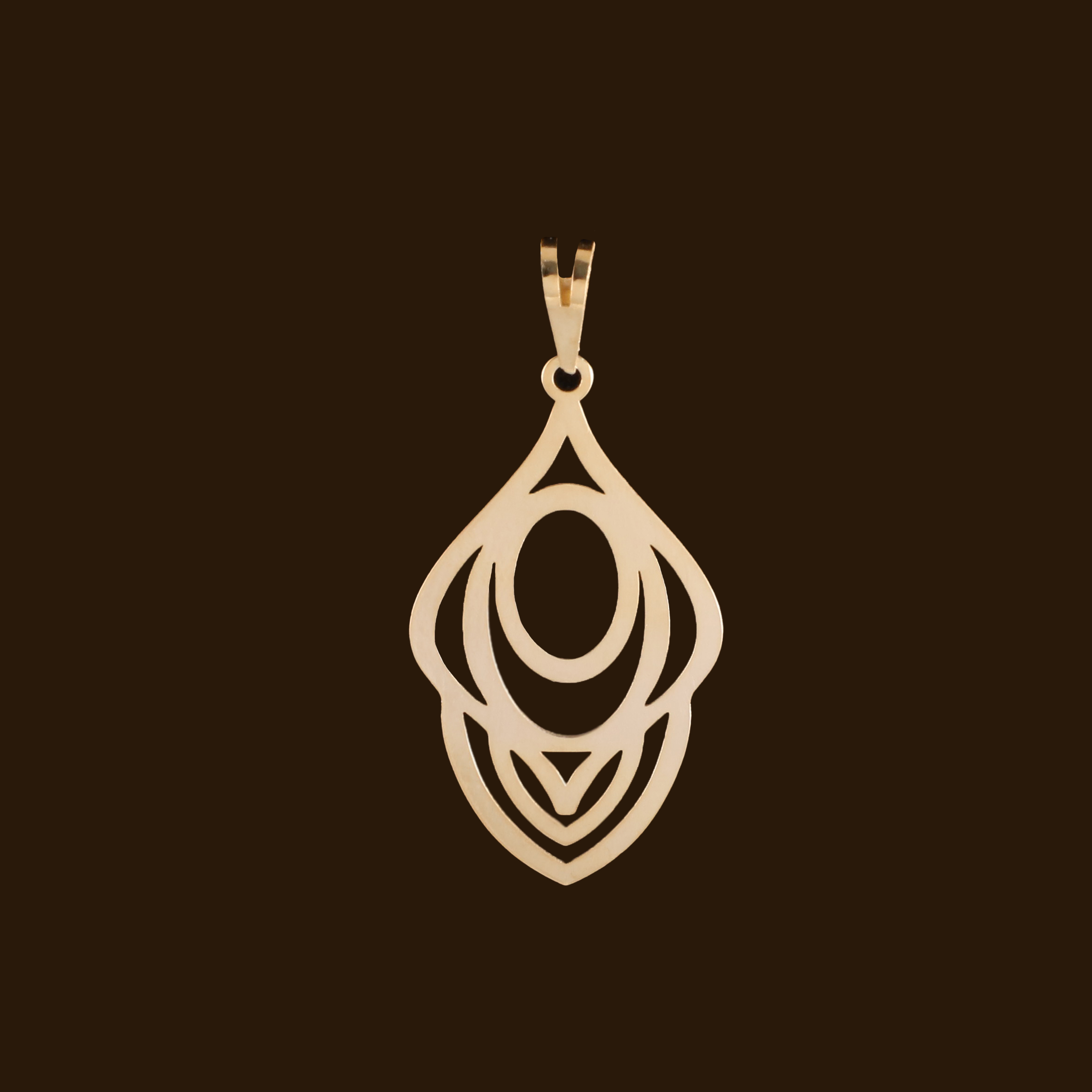 آویز گردنبند طلا 18 عیار زنانه آمانژ کد D10299