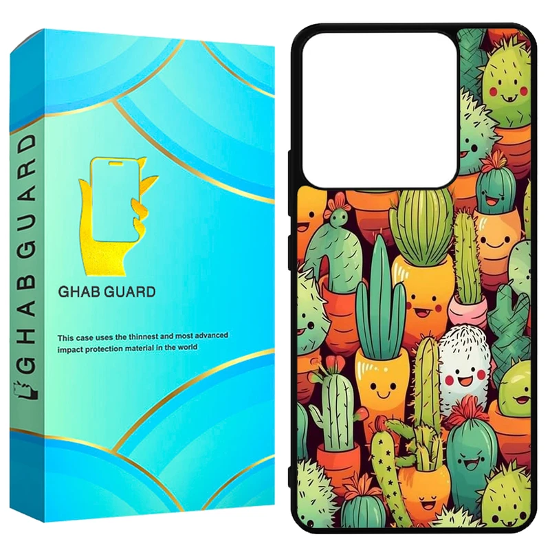 کاور قاب گارد طرح کاکتوس مدل G14S مناسب برای گوشی موبایل شیائومی Redmi Note 14S 4G