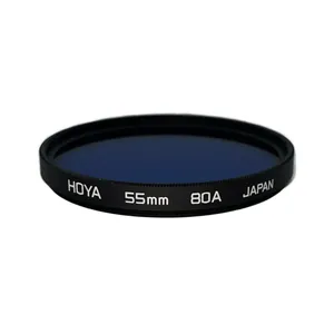 فیلتر لنز هویا مدل B (80A)-55MM