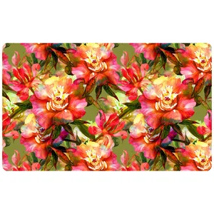  پادری مدل آبرنگی گل m4/3501 آشپزخانه سایز 46×76 سانتی متر 