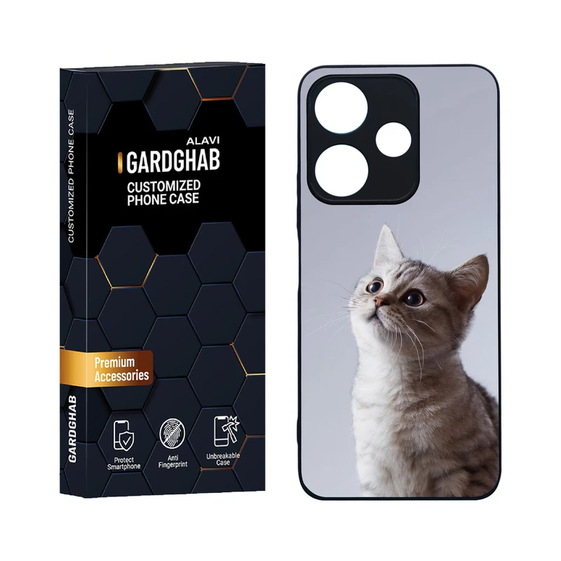 کاور گارد قاب علوی مدل دورژله ای حیوانات مناسب برای گوشی موبایل شیائومی Poco M6 4G